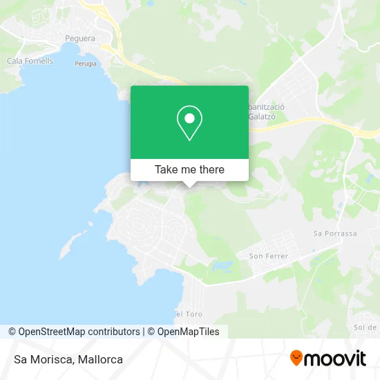 Sa Morisca map