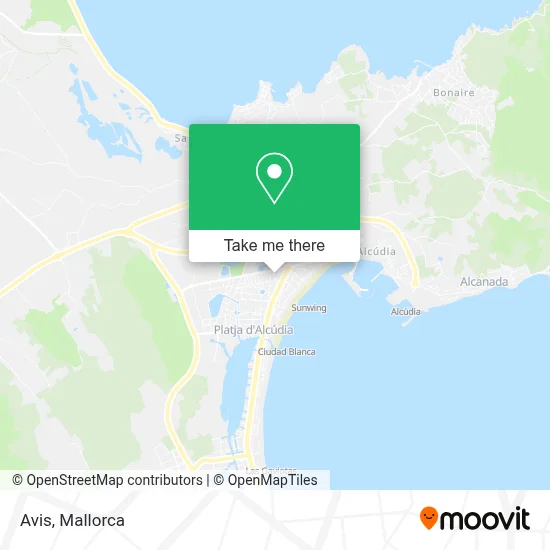 Avis map