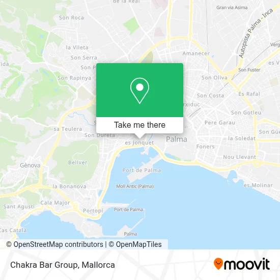 Chakra Bar Group map