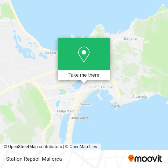 Station Repsol map