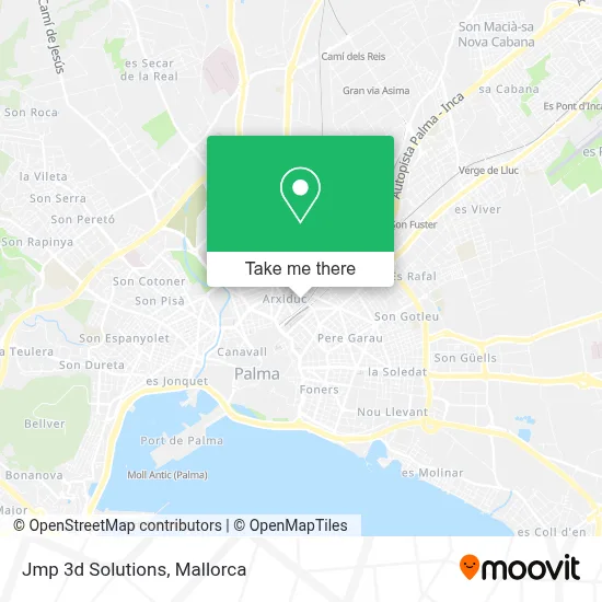 Jmp 3d Solutions map