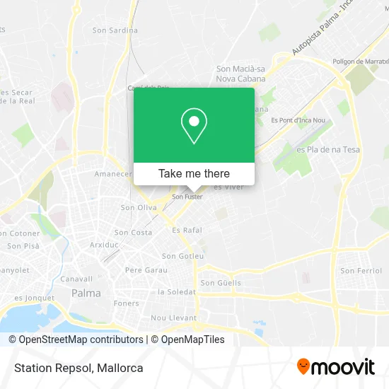 Station Repsol map