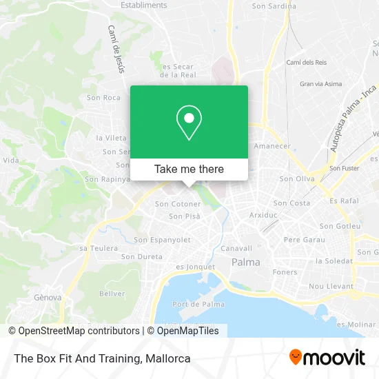 The Box Fit And Training map