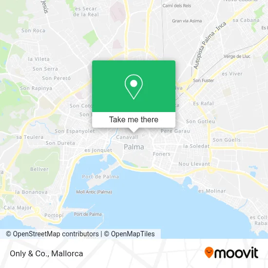 Only & Co. map