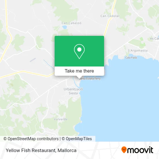 Yellow Fish Restaurant map