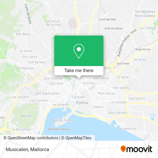 Musicalen map