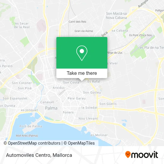 Automoviles Centro map