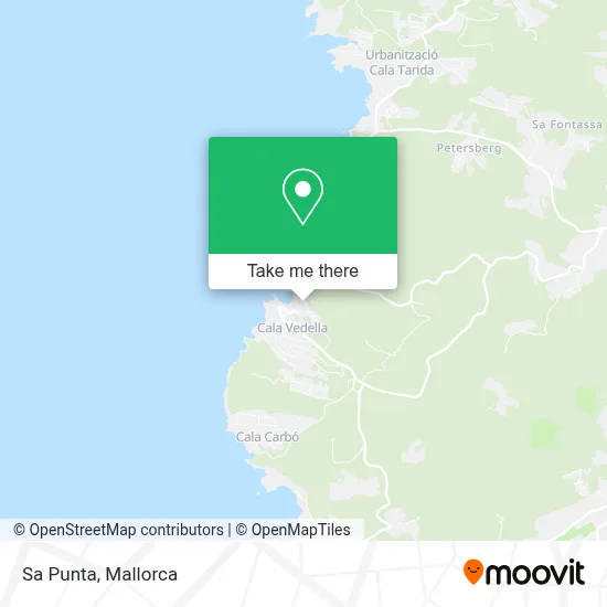 Sa Punta map