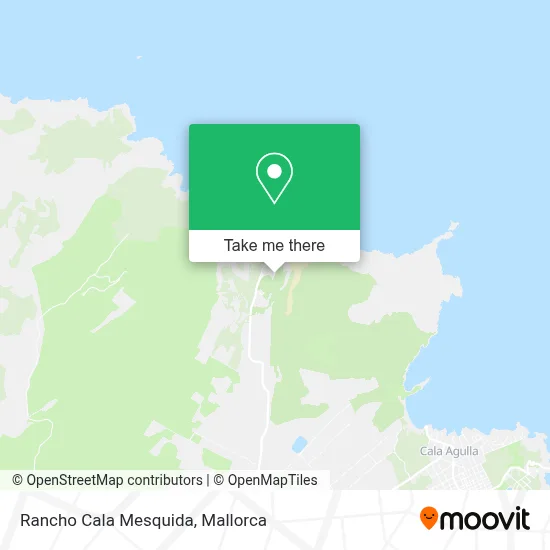 Rancho Cala Mesquida map