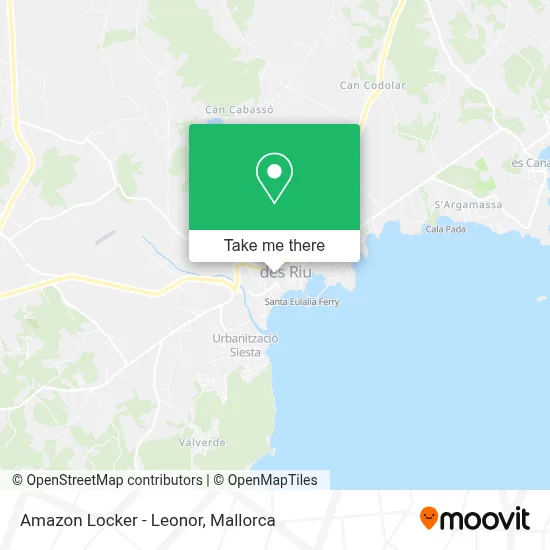 Amazon Locker - Leonor map