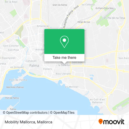 Mobility Mallorca map