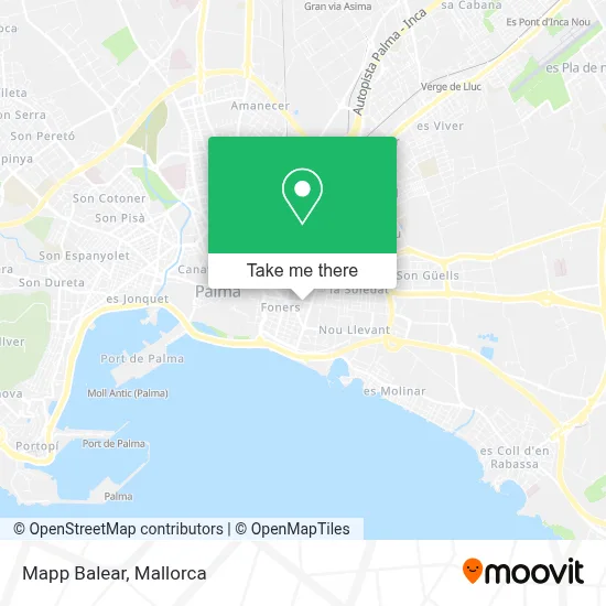 Mapp Balear map