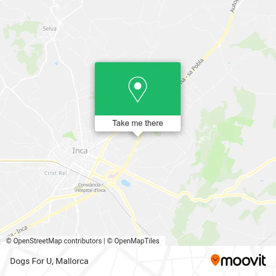 Dogs For U map