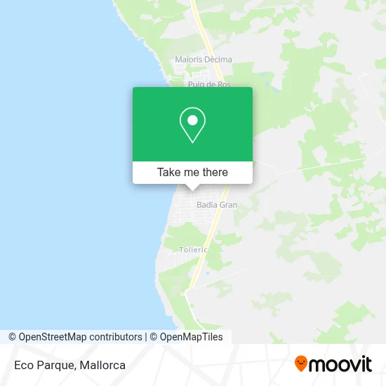 Eco Parque map