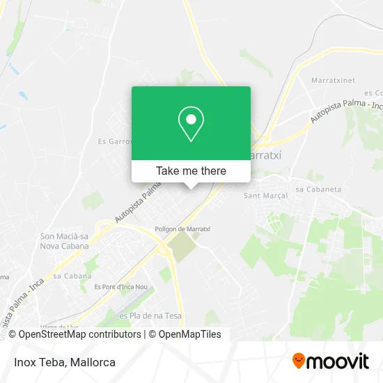 Inox Teba map