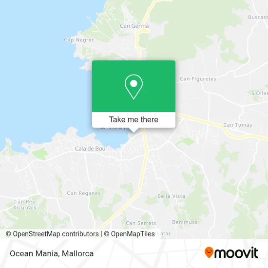 Ocean Mania map