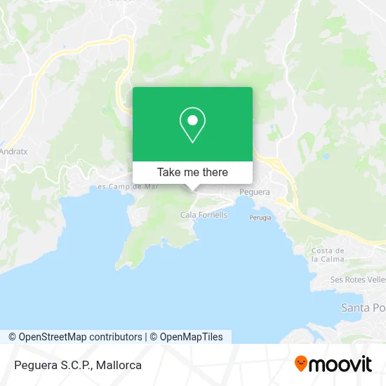 Peguera S.C.P. map