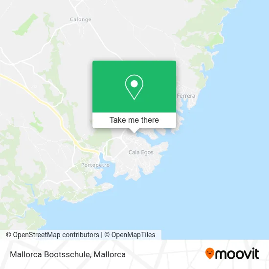 Mallorca Bootsschule map