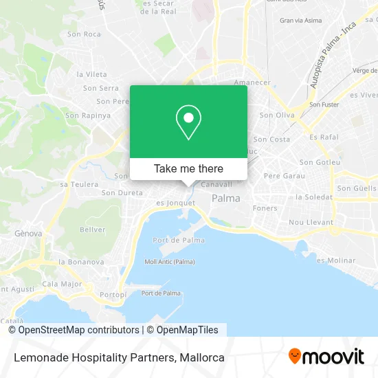Lemonade Hospitality Partners map