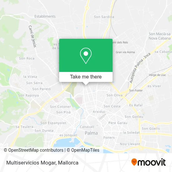 Multiservicios Mogar map