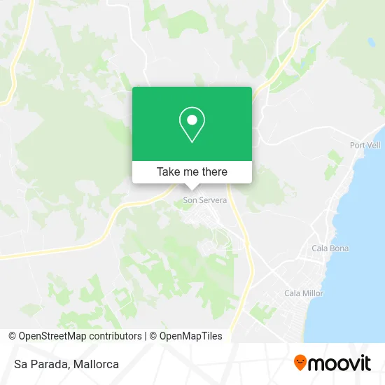 Sa Parada map