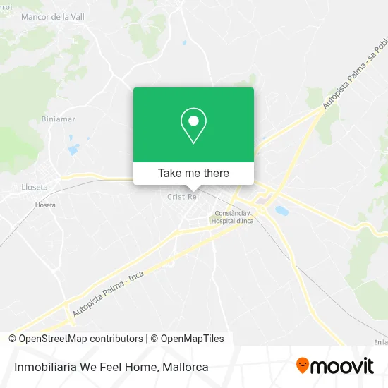 Inmobiliaria We Feel Home map