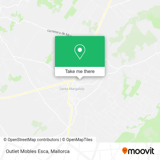Outlet Mobles Esca map