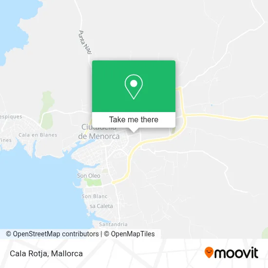 Cala Rotja map