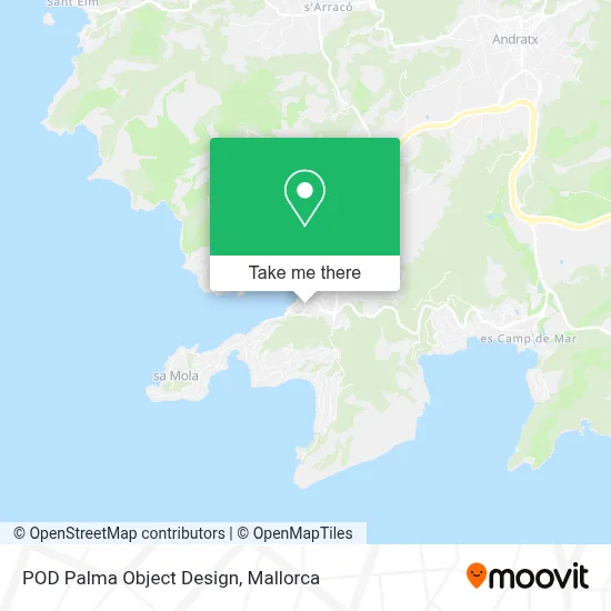 POD Palma Object Design map
