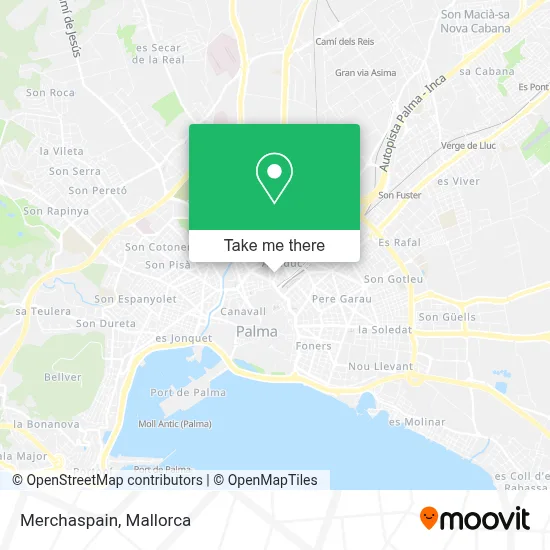 Merchaspain map