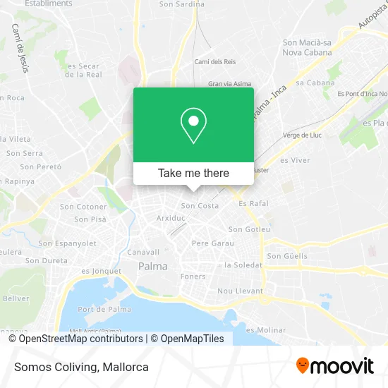 Somos Coliving map