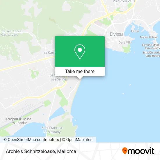 Archie's Schnitzeloase map