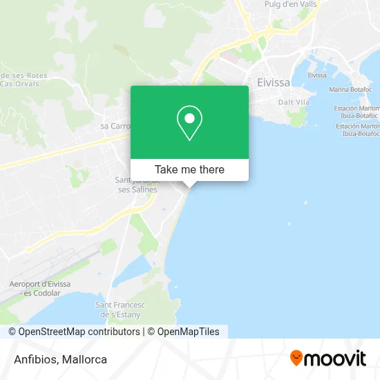 Anfibios map