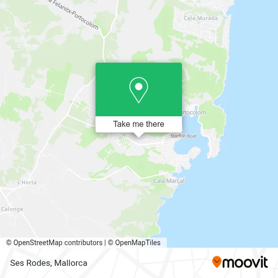 Ses Rodes map