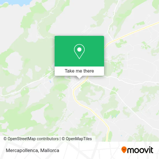 Mercapollenca map
