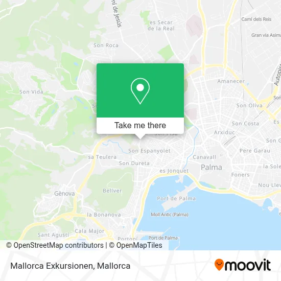 Mallorca Exkursionen map