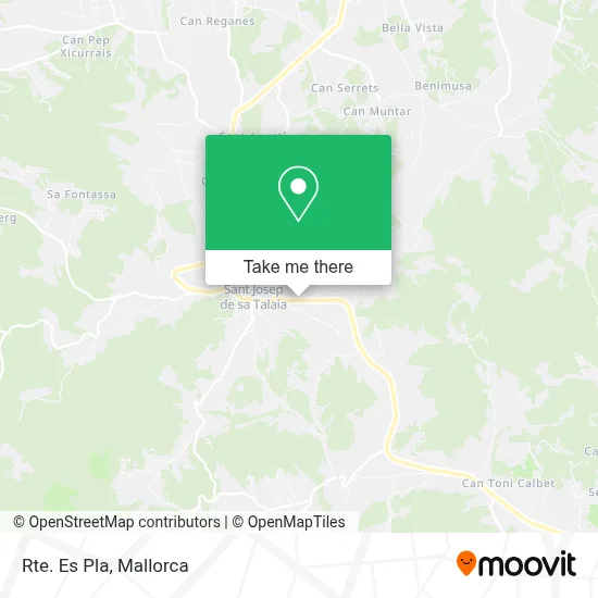 Rte. Es Pla map