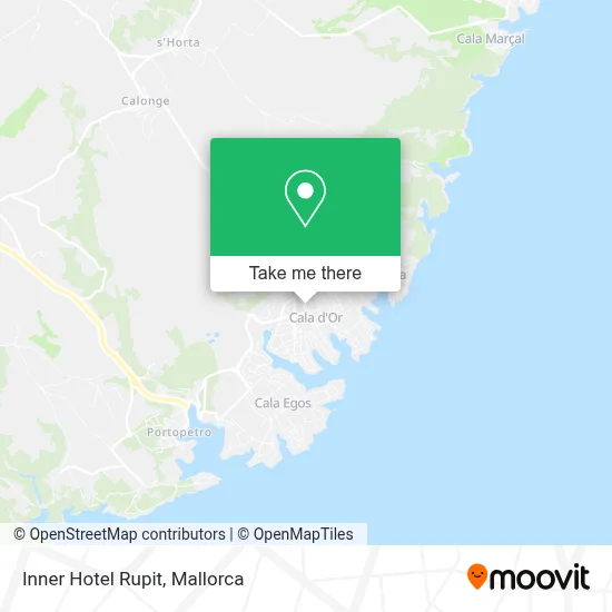 Inner Hotel Rupit map