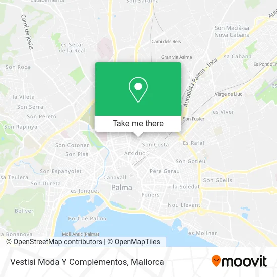 Vestisi Moda Y Complementos map
