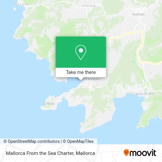 Mallorca From the Sea Charter map