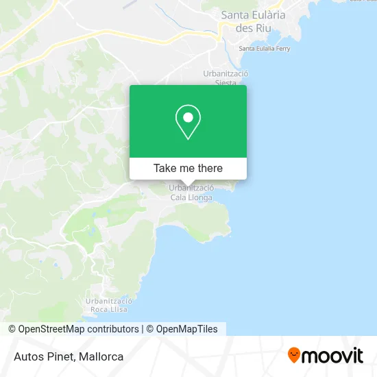 Autos Pinet map