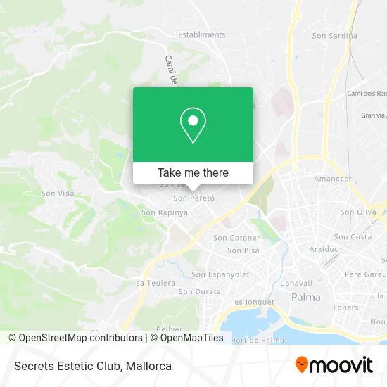 Secrets Estetic Club map