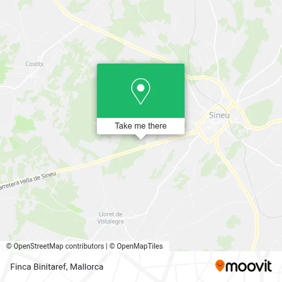 Finca Binitaref map