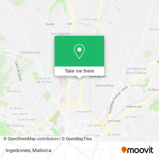 Ingedrones map