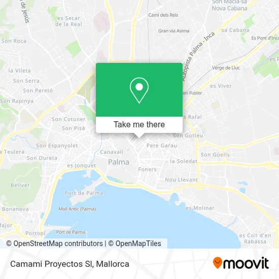 Camami Proyectos Sl map