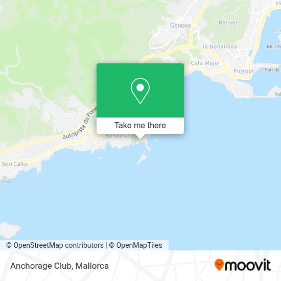 Anchorage Club map