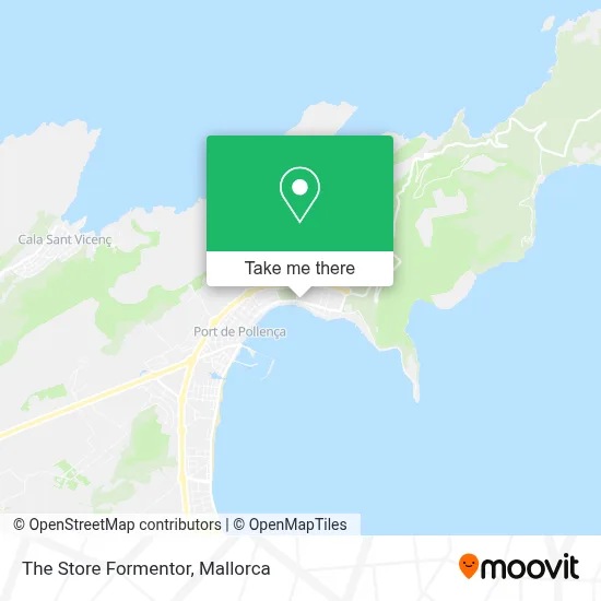 The Store Formentor map