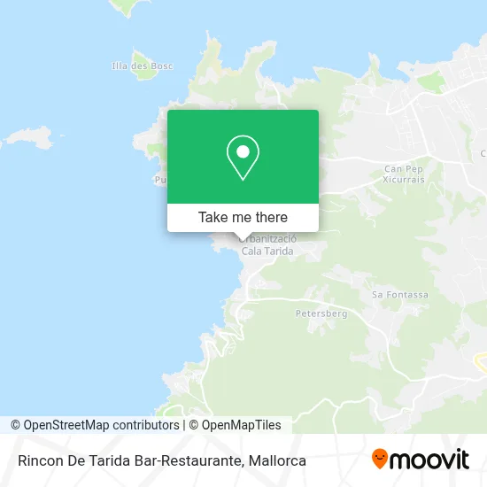 Rincon De Tarida Bar-Restaurante map