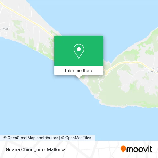 Gitana Chiringuito map