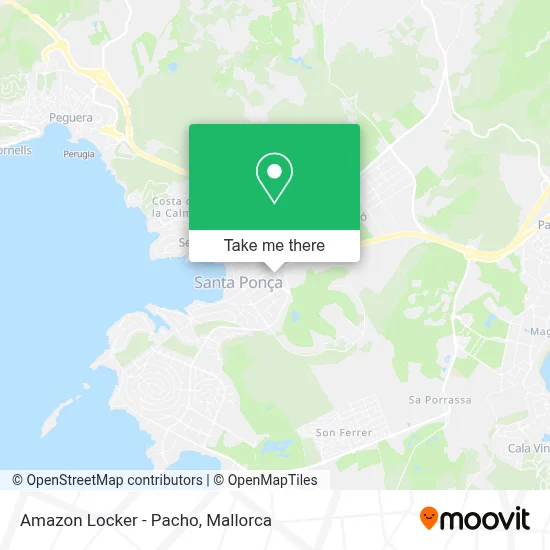 Amazon Locker - Pacho map